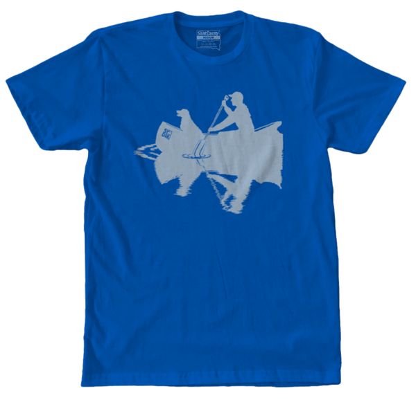 Saint Dakota South Dakota Men's Canoe Paddle Tee T-shirt River Oar