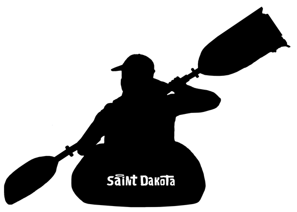 Saint Dakota South Dakota Kayak Tee T-shirt Paddle River