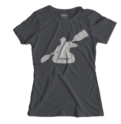 Saint Dakota South Dakota Kayak Tee T-shirt Paddle River