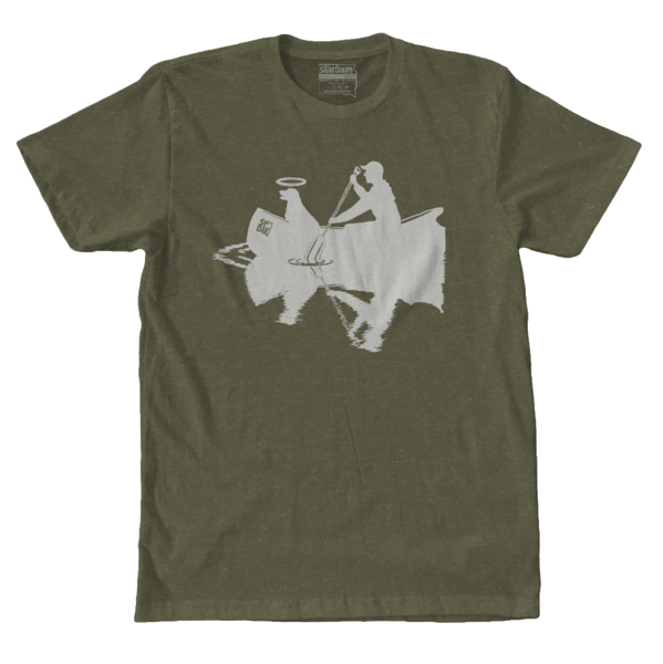 Saint Dakota South Dakota Men's Canoe Paddle Tee T-shirt River Oar