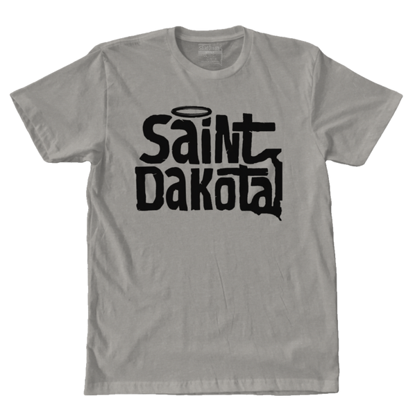 Saint Dakota Clothing (South Dakota) Flagship Logo t-shirt Heather Gray