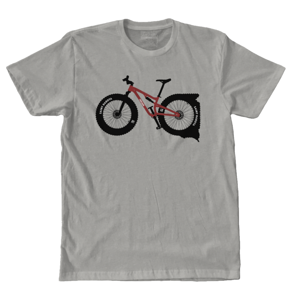 Saint Dakota (South Dakota) Fat Bike t-shirt