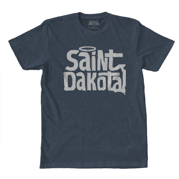 Saint Dakota Clothing (South Dakota) Flagship Logo t-shirt Navy Blue
